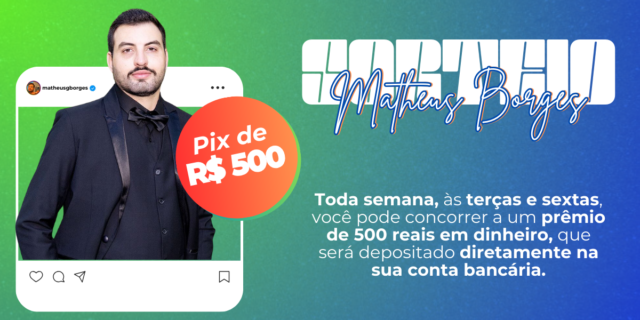 O Último Ganhador do Sorteio do Matheus Borges Está Aproveitando Cada Centavo!